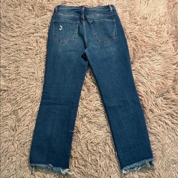 Flying Monkey Crop Distressed High Rise Denim - Picture 8 of 12
